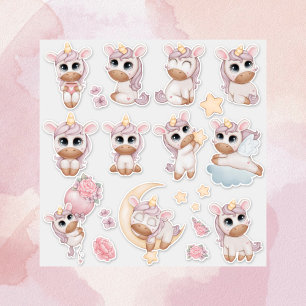 Cute Pastel Baby Unicorn Sticker