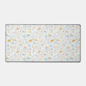 Cute Pastel Band Map Pattern Bureaumat (Voorkant)