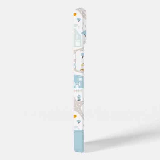 Cute Pastel Band Map Pattern Case-Mate iPhone Case (Achterkant / Rechts)