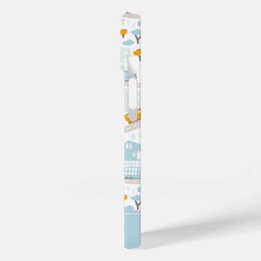 Cute Pastel Band Map Pattern Case-Mate iPhone Case (Achterkant / Links)