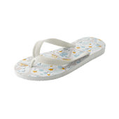 Cute Pastel Band Map Pattern Kinder Teenslippers (Schuin)