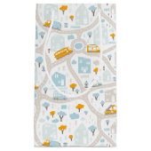 Cute Pastel Band Map Pattern Klein Cadeauzakje (Voorkant)