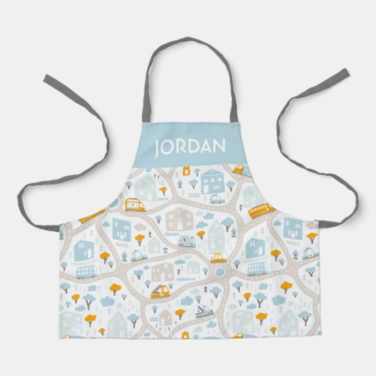 Cute Pastel Band Map Pattern Schort (Voorkant)