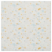 Cute Pastel Band Map Pattern Stof (Swatch)