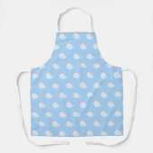 Cute Pastel Blue and Pink Teapot Pattern Schort (Voorkant)