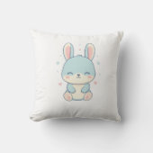Cute Pastel Bunny Baby Onesie Kussen (Voorkant)