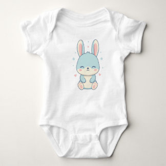 Cute Pastel Bunny Baby Onesie Romper