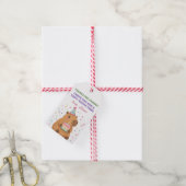 Cute Pastel Capybara Verjaardag Bedankt Favor Cadeaulabel (Met Touw)