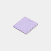 Cute Pastel Chic Lavender Personalized Post-it® Notes (Schuin)