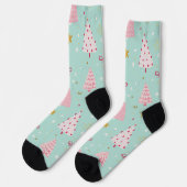 Cute Pastel Christmas Socks Sokken (Links)