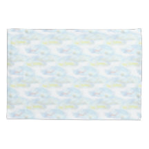 Cute Pastel Clouds on White