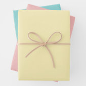 Cute Pastel Color Inpakpapier Vel (In situ)