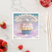 Cute Pastel Cupcake Birthday Servet (Insitu)