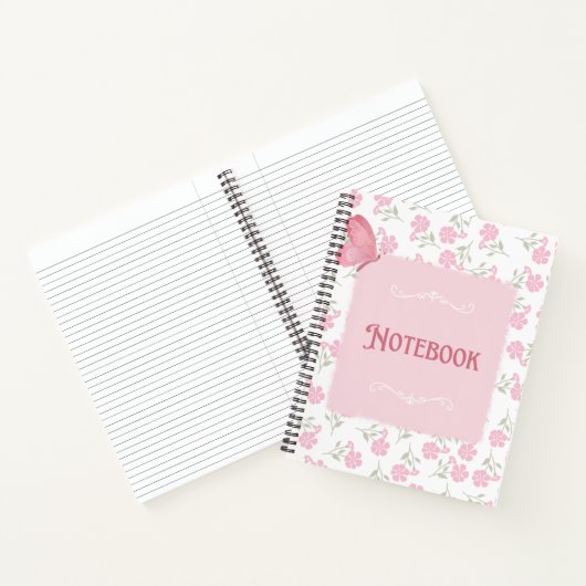 Cute Pastel Diary Notebook | Soft Aesthetic Journa Notitieboek (Binnen)