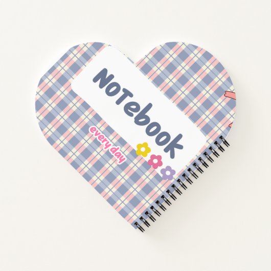 Cute Pastel Diary Notebook | Soft Aesthetic Journa Notitieboek (Achterkant)