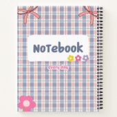 Cute Pastel Diary Notebook | Soft Aesthetic Journa Notitieboek (Achterkant)
