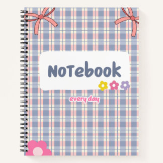 Cute Pastel Diary Notebook | Soft Aesthetic Journa Notitieboek