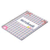 Cute Pastel Diary Notebook | Soft Aesthetic Journa Notitieboek (Linkerzijde)