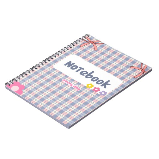 Cute Pastel Diary Notebook | Soft Aesthetic Journa Notitieboek (Linkerzijde)