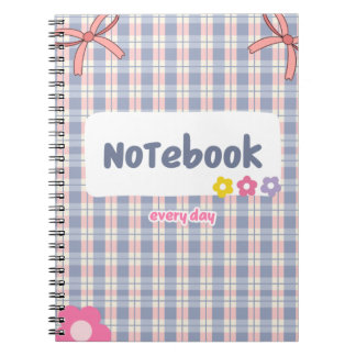 Cute Pastel Diary Notebook | Soft Aesthetic Journa Notitieboek