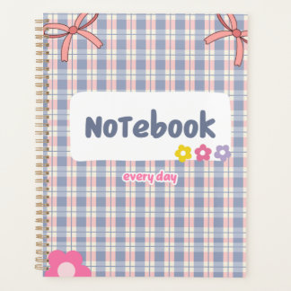 Cute Pastel Diary Notebook | Soft Aesthetic Journa Planner
