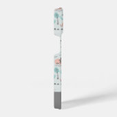 Cute Pastel Dinosaur Pattern iPhone Hoesje (Rechterkant)