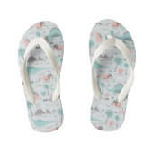 Cute Pastel Dinosaur Pattern Kinder Teenslippers (Voetbed)