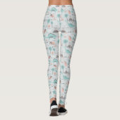 Cute Pastel Dinosaur Pattern Leggings (Achterkant)