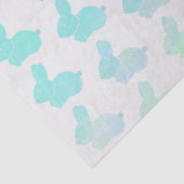 Cute Pastel Easter Bunny Rabbits Tissuepapier (Detail)