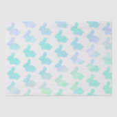 Cute Pastel Easter Bunny Rabbits Tissuepapier (Voorkant)