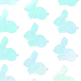 Cute Pastel Easter Bunny Rabbits Tissuepapier