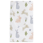 Cute Pastel Easter Bunny Spring Klein Cadeauzakje (Voorkant)