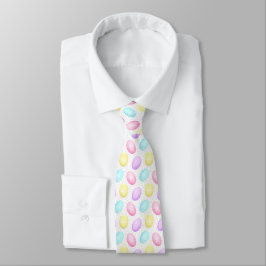 Cute Pastel Easter Egg Pattern Stropdas