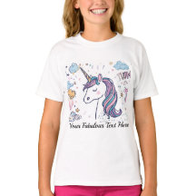 Cute Pastel Eenhoorn Magisch Dieren T-shirt voor k