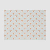 Cute Pastel Fox Faces Pattern Tissuepapier (Voorkant)