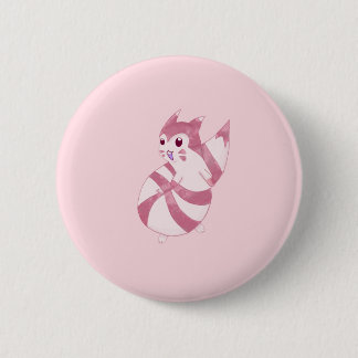 Cute Pastel Furret Design Ronde Button 5,7 Cm