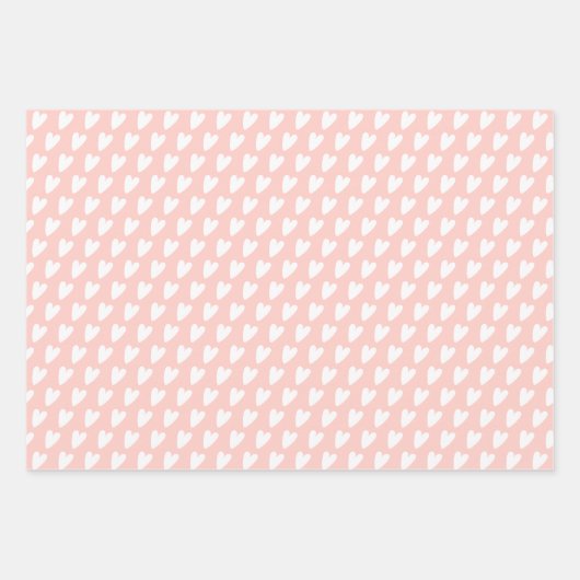 Cute Pastel geeft roze blauwe groen Inpakpapier Vel (Voorkant)
