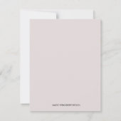 Cute Pastel Geest Patroon Notitiekaartje (Achterkant)
