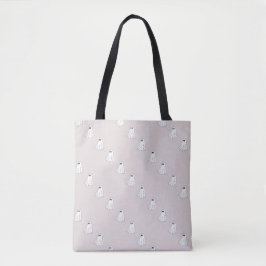 Cute Pastel Geest Patroon Tote Bag