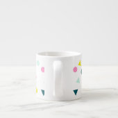Cute Pastel Geometric Pattern Mok (Achterkant)