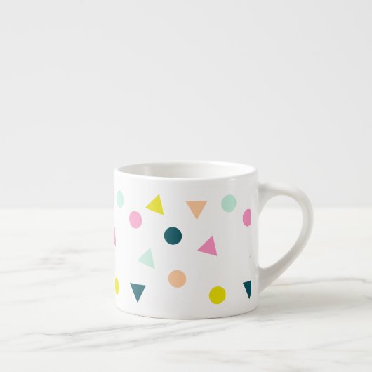 Cute Pastel Geometric Pattern Mok (Rechts)