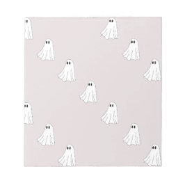 Cute Pastel Ghost Pattern Notitieblok