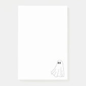 Cute Pastel Ghost Pattern Post-it® Notes (Voorkant)