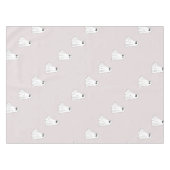 Cute Pastel Ghost Pattern Tafelkleed (Voorkant (Horizontaal))