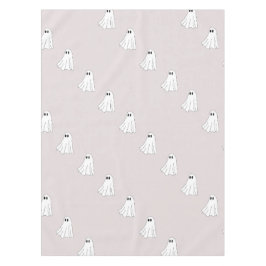 Cute Pastel Ghost Pattern Tafelkleed