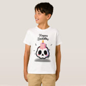 Cute Pastel Goth Schedel Verjaardag T-shirt (Voorkant volledig)