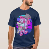 Cute Pastel Gothic Teddy Bear T-shirt (Voorkant)