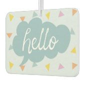 Cute Pastel Hallo Luchtverfrisser (Links)