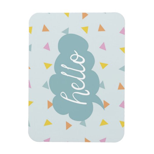 Cute Pastel Hallo Magneet (Verticaal)