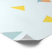 Cute Pastel Hallo Poster (Hoek)